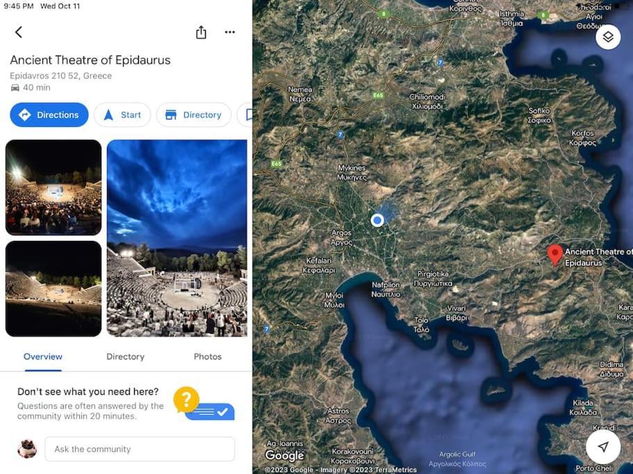 Lidas Sunny Guest House Argolis Nafplio Eksteriør billede