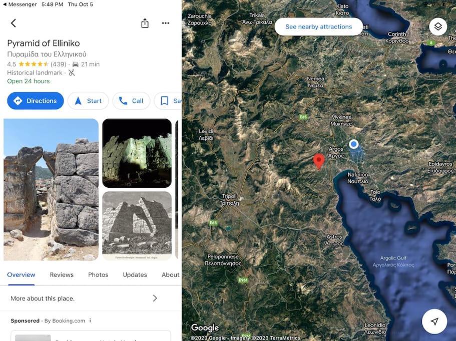 Lidas Sunny Guest House Argolis Nafplio Eksteriør billede
