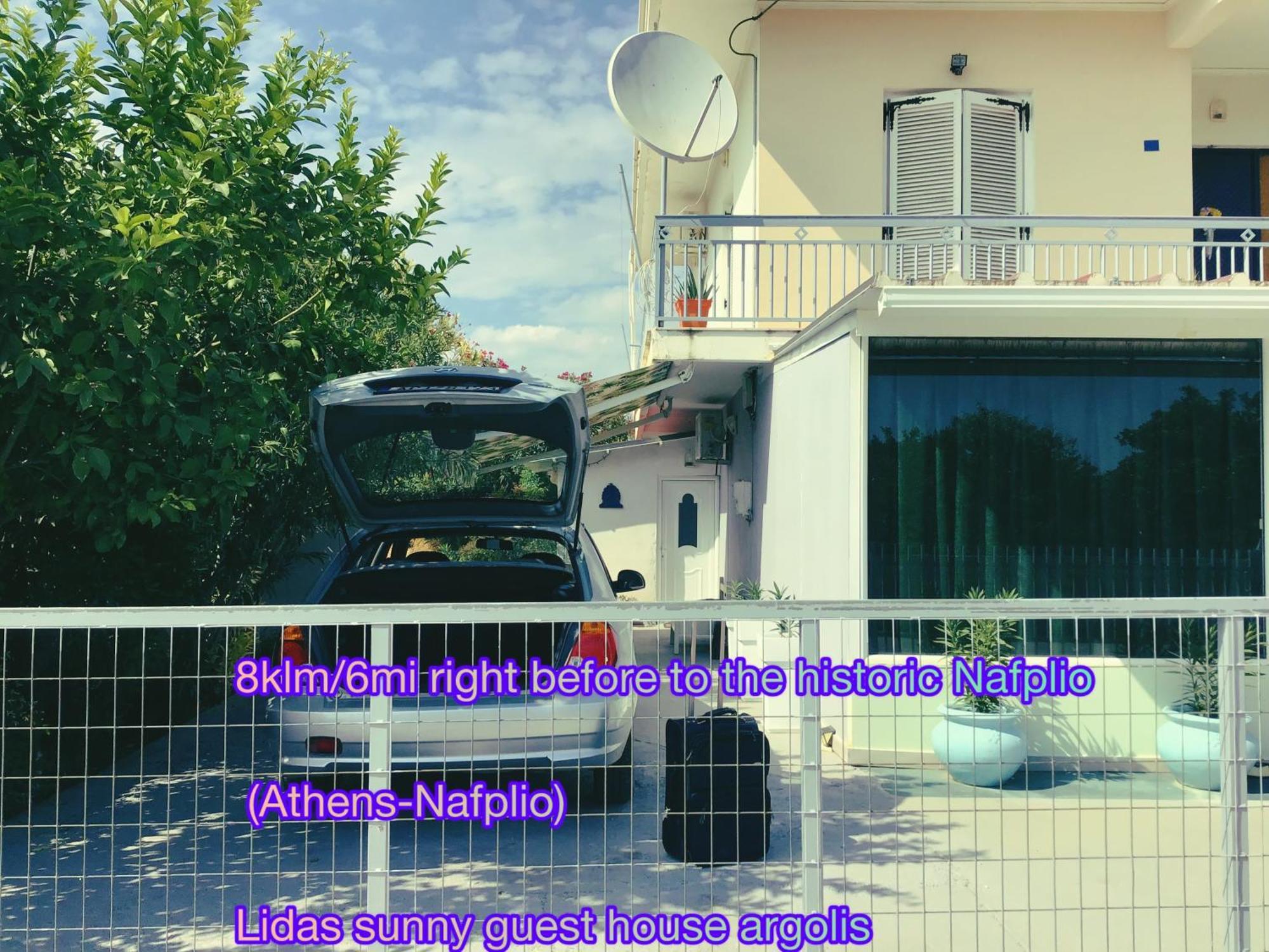 Lidas Sunny Guest House Argolis Nafplio Eksteriør billede