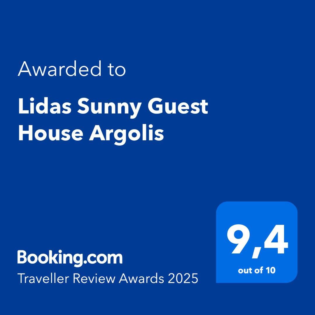 Lidas Sunny Guest House Argolis Nafplio Eksteriør billede